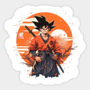 samurai goku Sticker